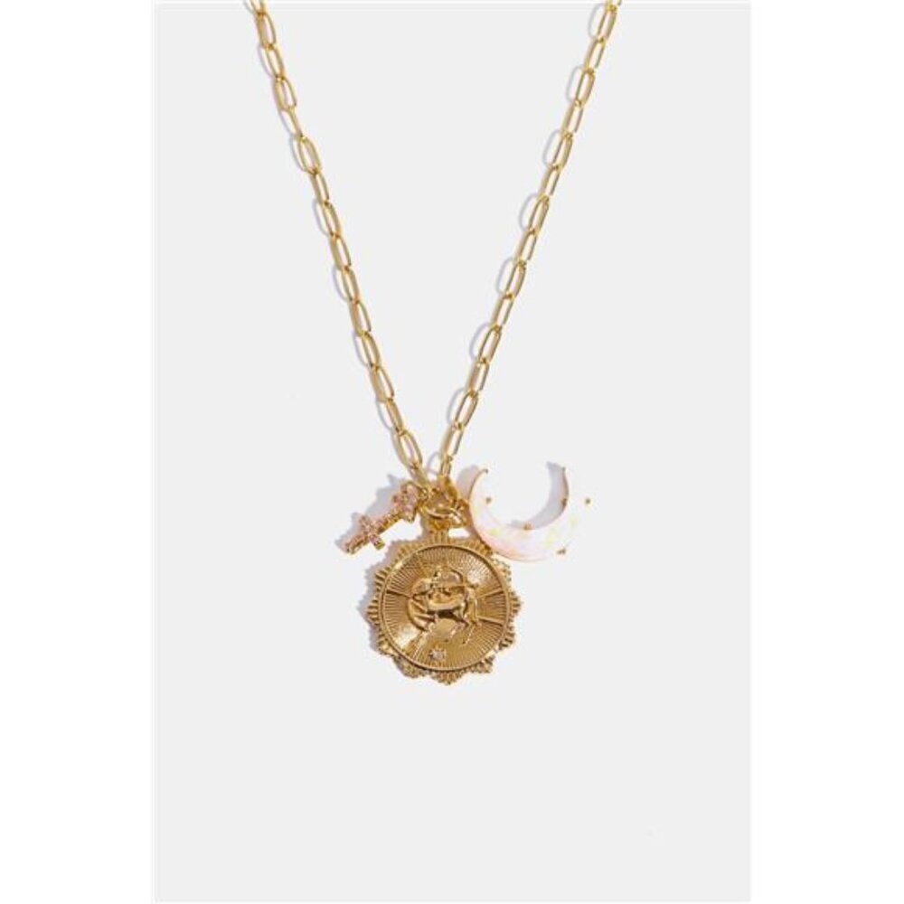 Constellation and Moon Pendant Copper Necklace - Picture 8 of 16